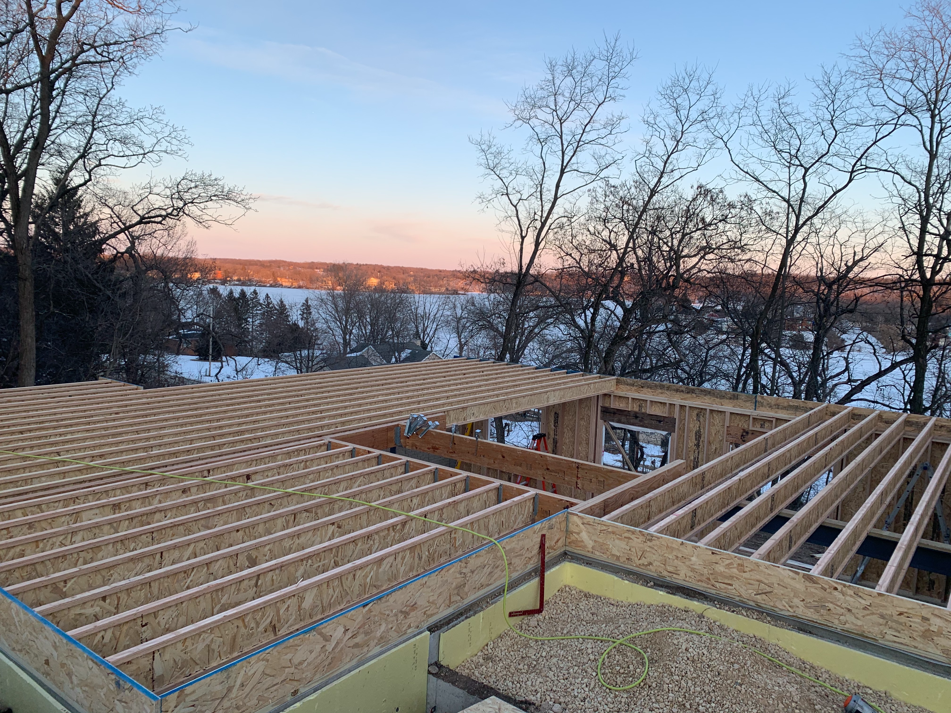 Addition framing for roof